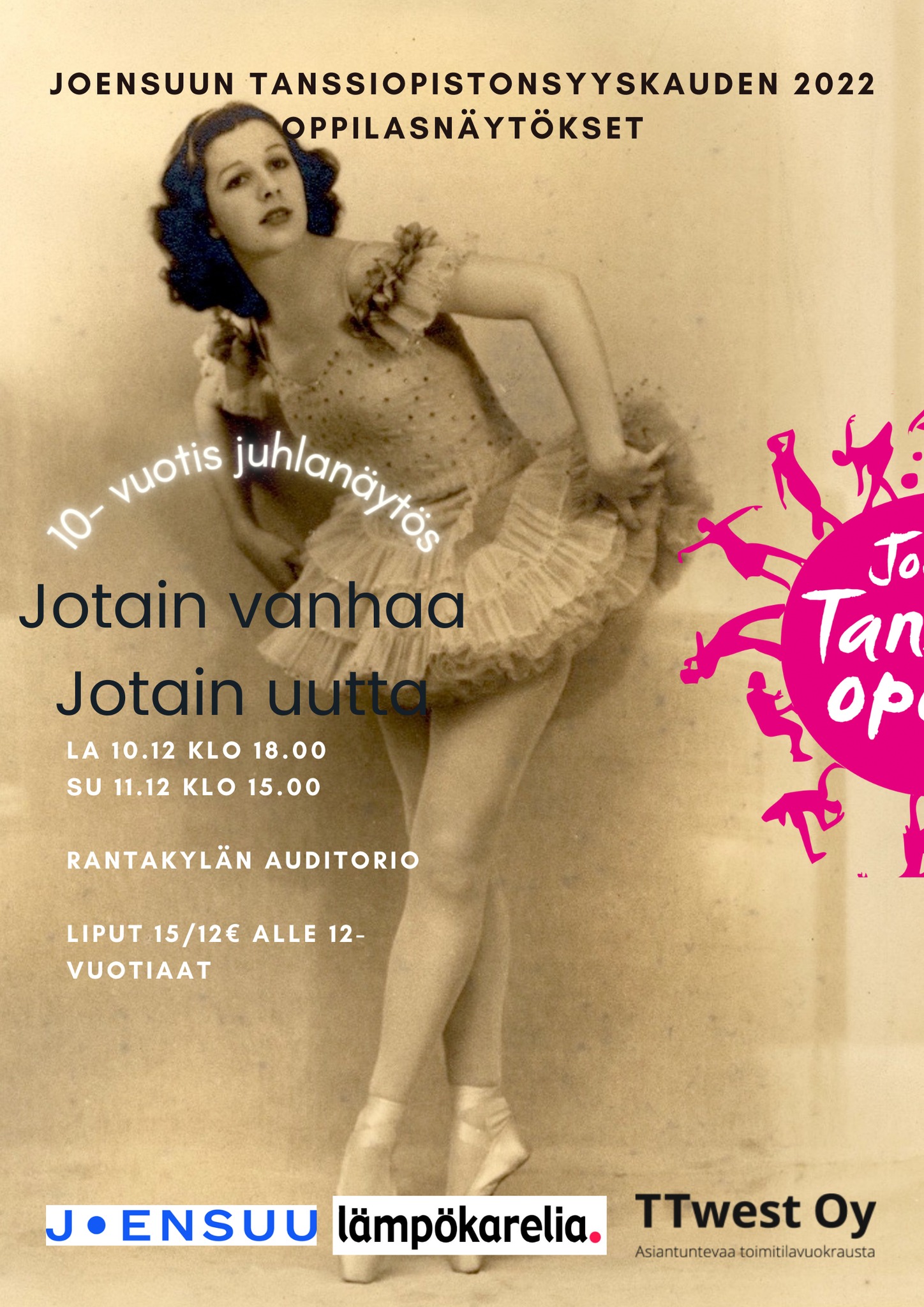 TANSSIOPISTON SYYSNÄYTÖKSET 2022